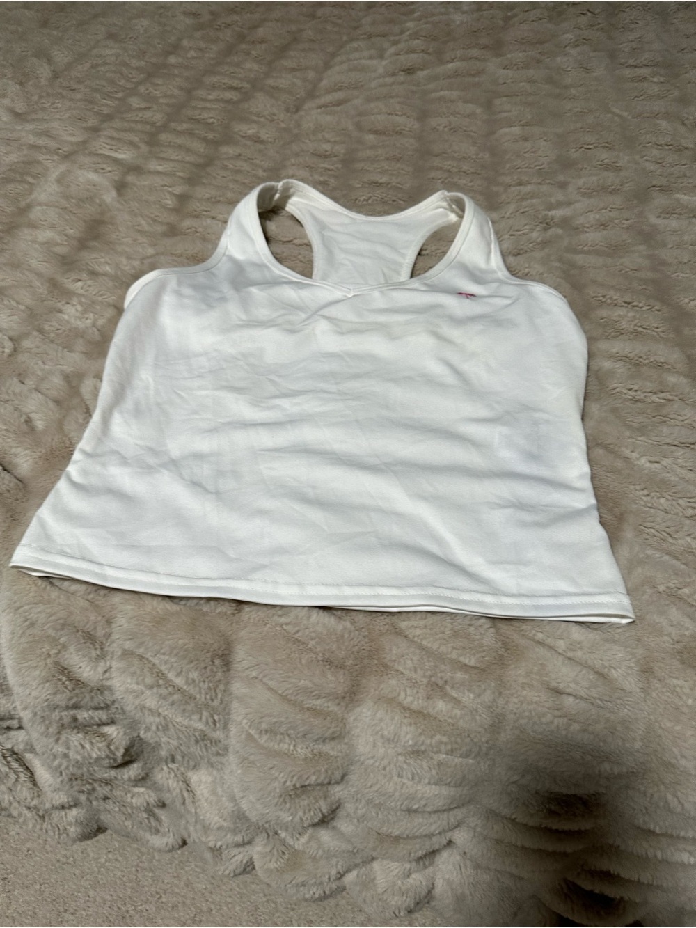 Lilly Pulitzer White Racerback Tank - Picture 1 of 6